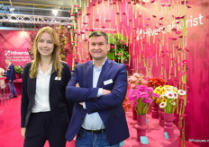 Cheryl Zethof en Co Overduin van HilverdaFlorist hadden meerdere nieuwe variëteiten. Van mega grote bloemen tot soorten zonden bloemlint.